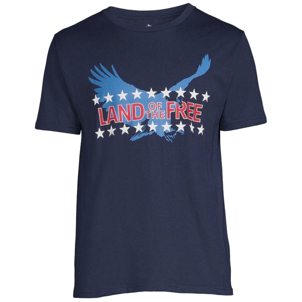 Men's Americana USA Tee 4th of July, Short Sleeve Graphic Shirt